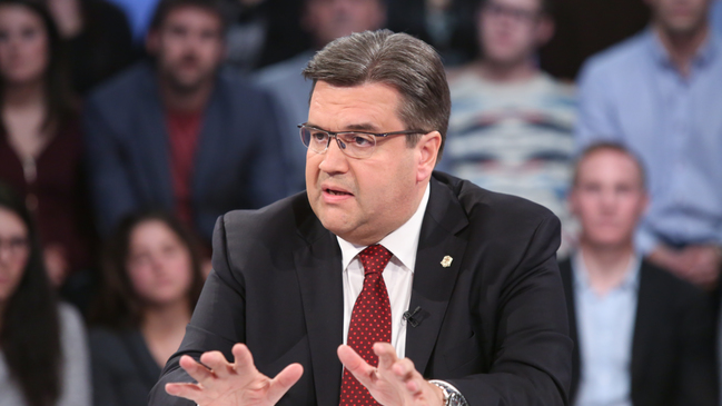 Denis Coderre - TLMEP - 15 novembre 2015 Crédit : Karine Dufour