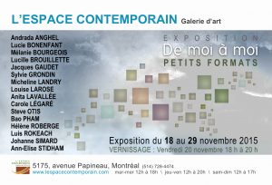 « De moi à moi - PETITS FORMATS