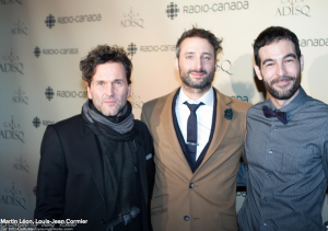 Martin Léon, Louis-Jean Cormier et Daniel Beaumont © photo: Marc Young