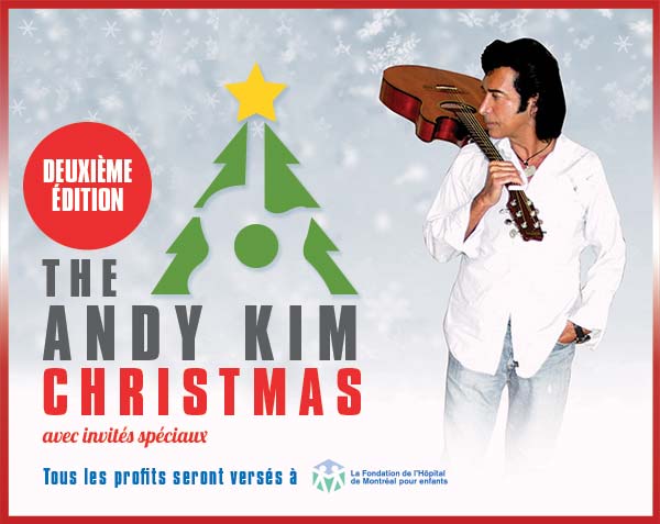 Andy Kim, spectacle de Noël