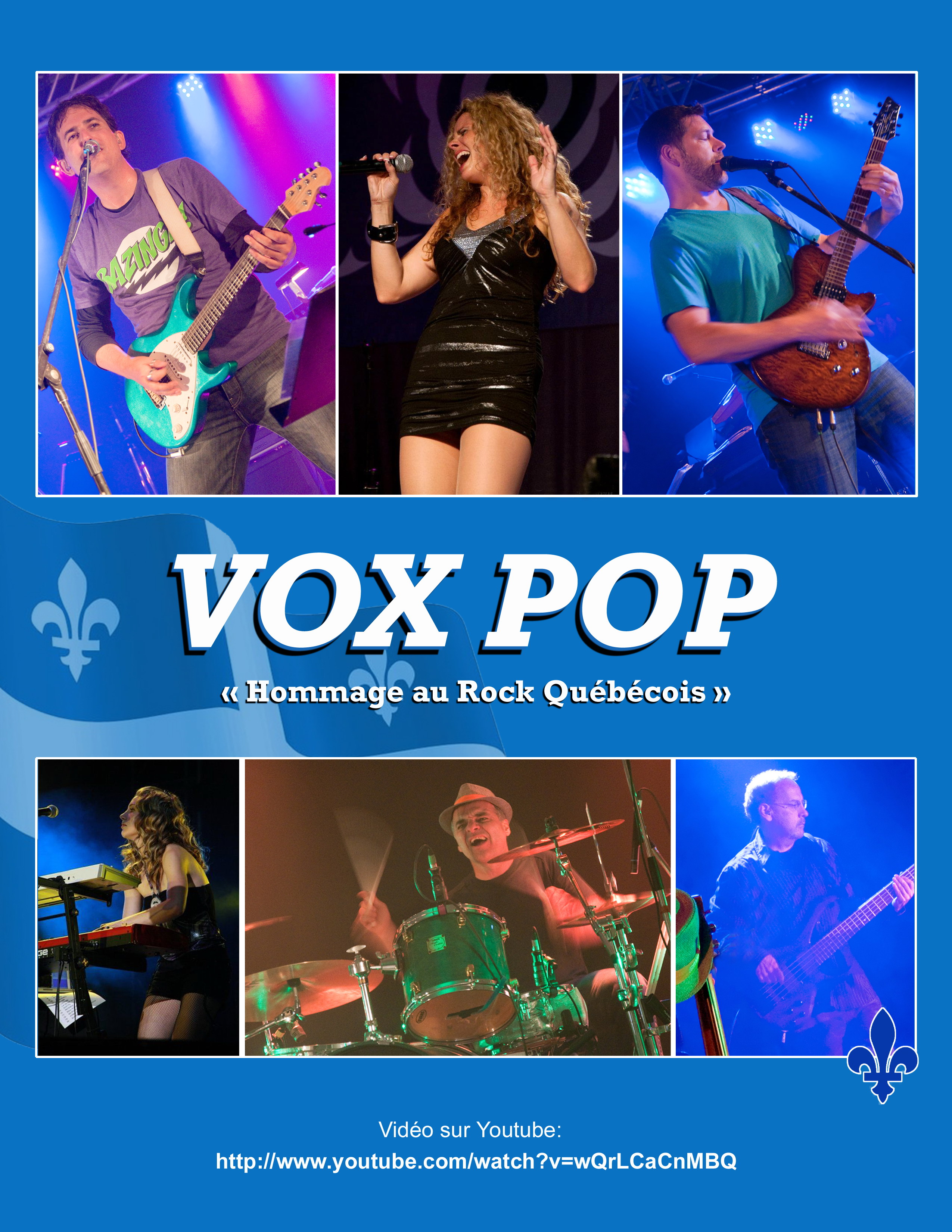 Spectacle VOX POP - Hommage au Rock Québécois