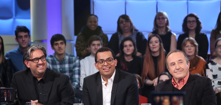  TLMEP 24 janvier 2016 - Marc Hervieux, Gregory Charles et Bernard Derome  © photo: Karine Dufour