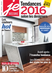 Je Décore Tendances 2016 selon les designers