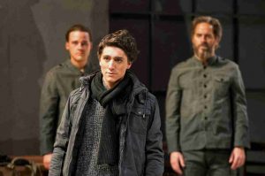 Avant : Gabriel Cloutier-Tremblay ; arrière : Philippe Durocher, Daniel Parent @ Gunther Gamper