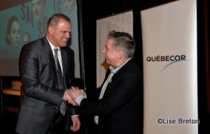  Benoit Robert de Québecor  et  Jacques Leblanc , directeur  artistique