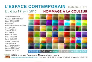 Hommage à la COULEUR