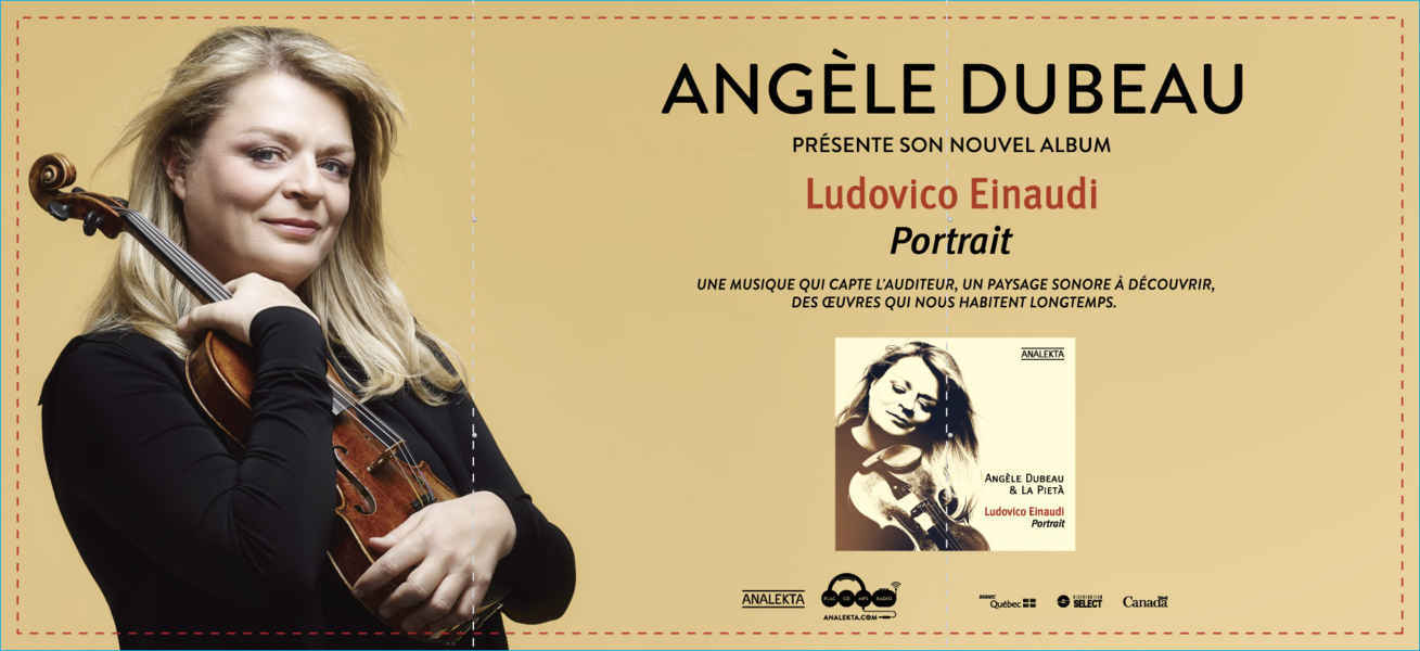 Angèle Dubeau © Photo de courtoisie