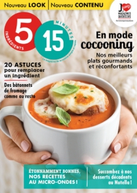 5 ingrédients 15 minutes En mode cocooning