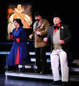 Jocelyne Cousineau (Puck), Benoît Godard (Boum) et Serge Turcotte (Prince Paul)