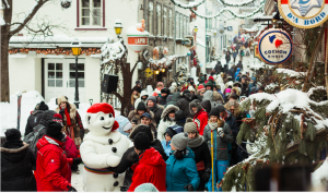 le Carnaval de Québec dans le Quartier Petit Champlain