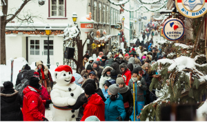  le Carnaval de Québec dans le Quartier Petit Champlain