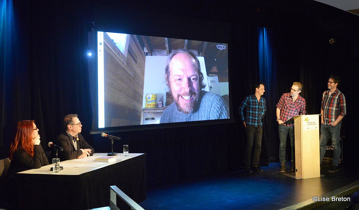 Isabelle Forest, Bernard Gilbert, sur vidéo Fabien Cloutier , Djeff, Paul Boissonnault, Richard Vallerand