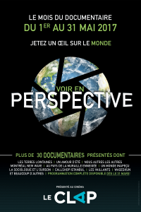l’affiche officielle du Mois du documentaire