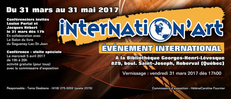 7ème édition de l&rsquo;Internation&rsquo;ART à Roberval