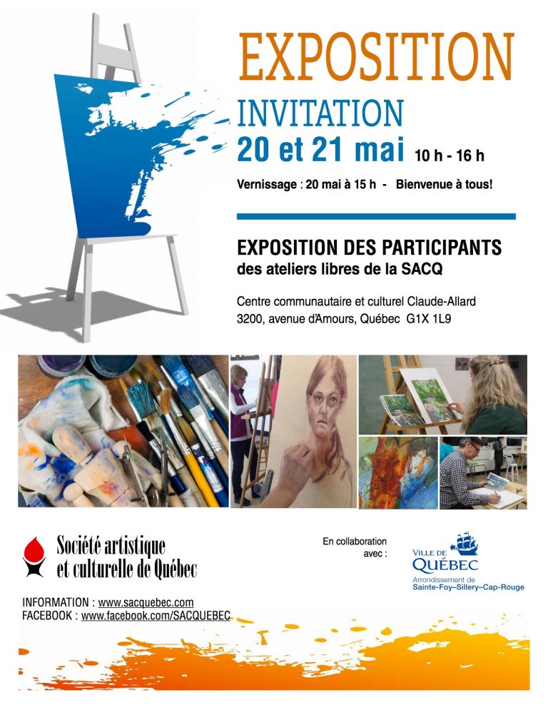 Une nouvelle exposition pour la SACQ les 20 et 21 mai