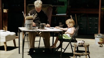 David Lynch avec sa petite fille Lula