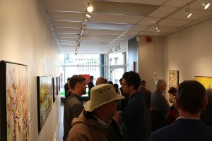 lors du vernissage du 7 mai 2017