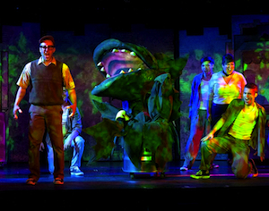Benjamin Warner (Seymour) et Kenny Stein (Audrey II)