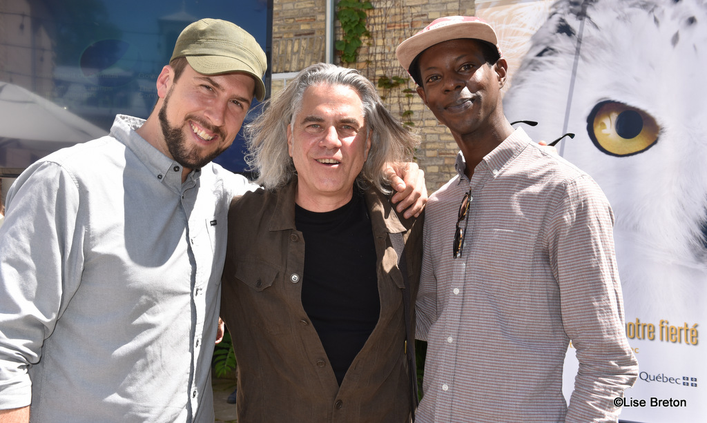 David Gaudreault, Richard Seguin et Karim Ouellet Photo @Lise Breton