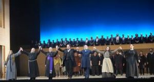 Salutation finale de l'opéra Louis Riel
