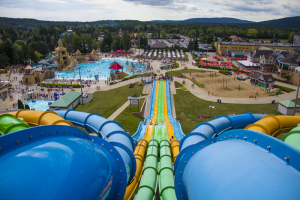 Le parc extérieur du Village Vacances Valcartier