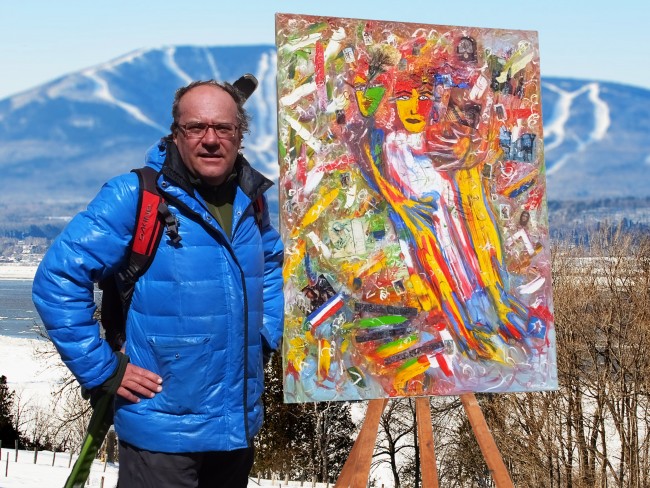 L’ARTISTE INTERNATIONAL PIERRE POULIN, DE LAC-BEAUPORT, PRÉSENTE SON EXPOSITION « ART BRUT » DU 26 JANVIER AU 11 FÉVRIER À LA GALERIE DU TRAIT-CARRÉ À QUÉBEC