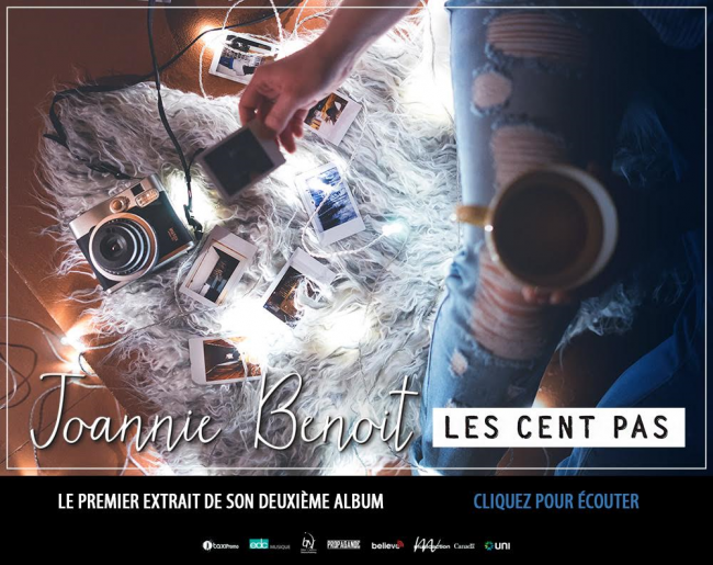 JOANNIE BENOIT présente le premier extrait de son deuxième album les cent pas