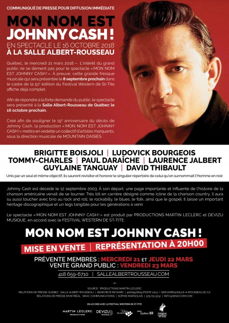 Mon nom est Johnny Cash!