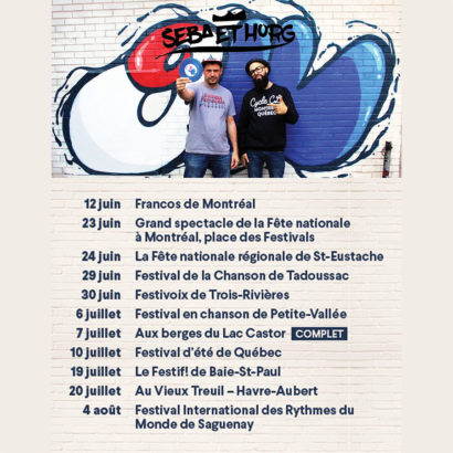 SEBA ET HORG – En tournée au Québec cet été!