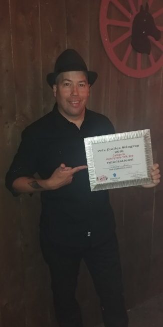 Tomy Paré rafle un Prix Étoiles Stingray