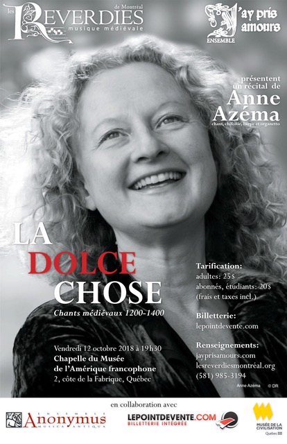 Anne Azéma, mezzo-soprano de renommée internationale, en concert le 12 octobre à la Chapelle de l&rsquo;Amérique francophone