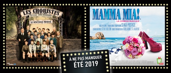 Un été 100% musical pour la Salle Albert-Rousseau : Les Choristes et Mamma Mia! à l’affiche en 2019