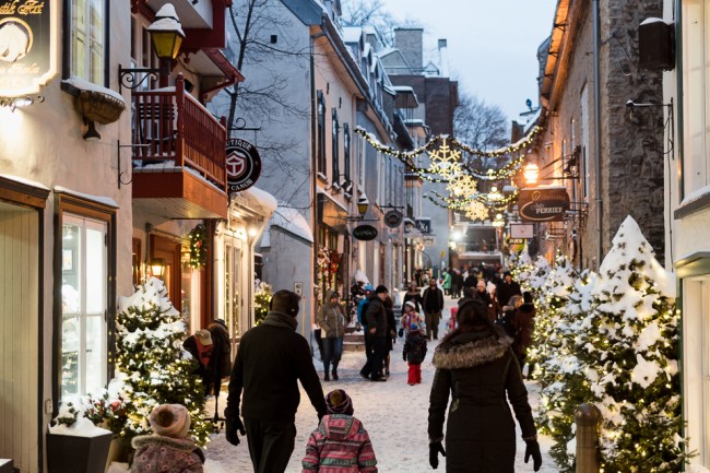 Le Quartier Petit Champlain et Place-Royale plus illuminés que jamais pour les fêtes!
