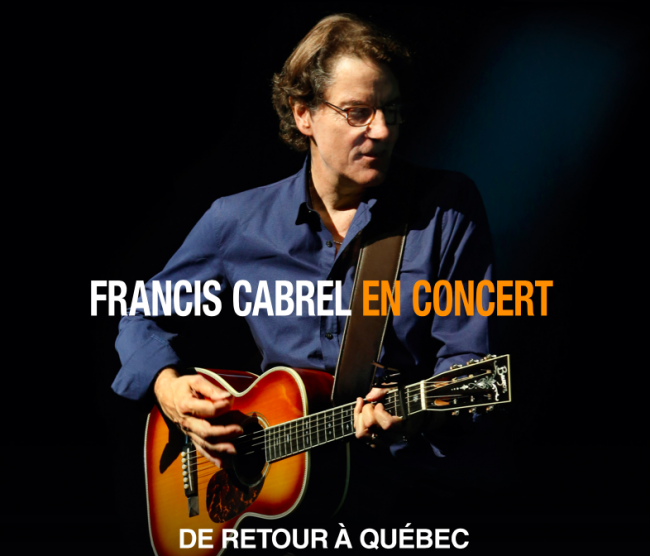 Francis Cabrel au Grand Théâtre les 5 et 6 juin 2019