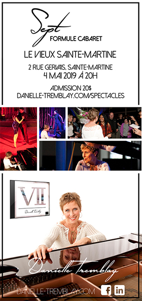Danielle Tremblay en spectacle le 4 mai prochain
