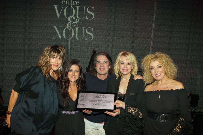 Luce Dufault, Marie-Élaine Thibert, Martine St-Clair et Marie Michèle Desrosiers