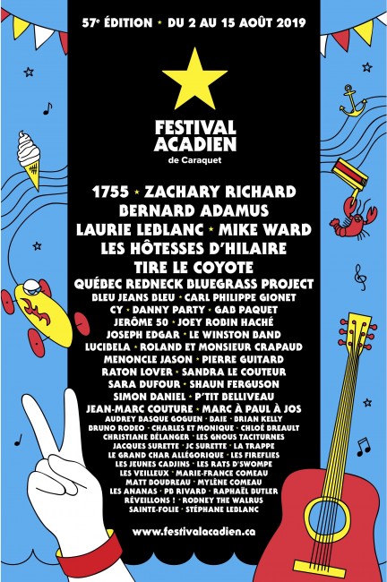 Le Festival acadien de Caraquet annonce de nouveaux spectacles à sa programmation