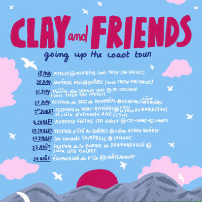 Clay and Friends – Présente le clip de l&rsquo;extrait OMG et la tournée Going Up The Coast 2019