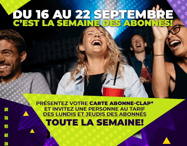 C&rsquo;est la semaine des abonnés au Clap