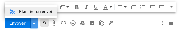 planifier un envoi gmail