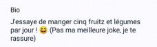 Bio Fruitz humoriste